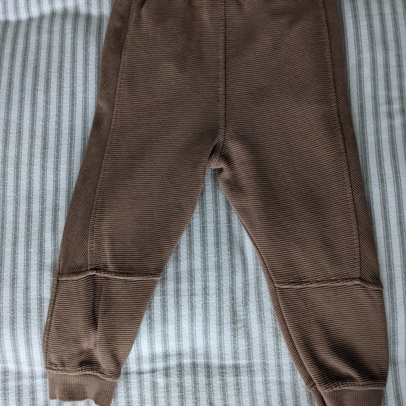 Zara toddler boy ottoman plush jogger pants - Picture 3 of 3